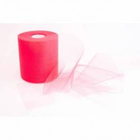 TULLE 12,5CMX100MT ROSSO