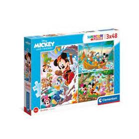 PUZZLE 3X48 MICKEY AND FRIENDS