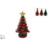 ALBERO FELTRO VERDE-ROSSO CM.17