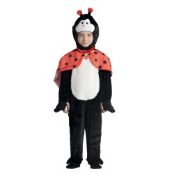 VESTITO COCCINELLA BAMBINA 1/2 ANNI