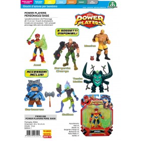100029 POWER PLAYERS PERSONAGGI BASE