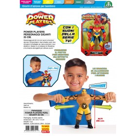 100030 POWER PLAYERS PERSONAGGI GIGANTI 25 CM.