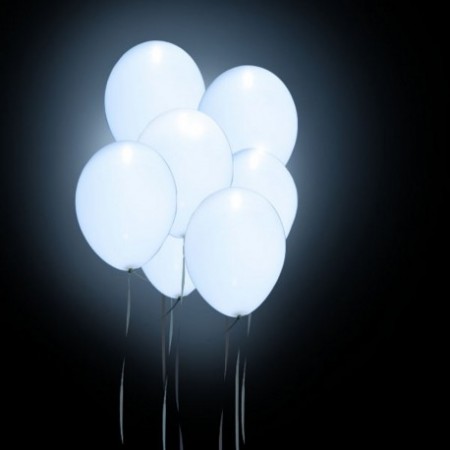 PALLONCINI LUMINOSI C/LED BIANCHI.