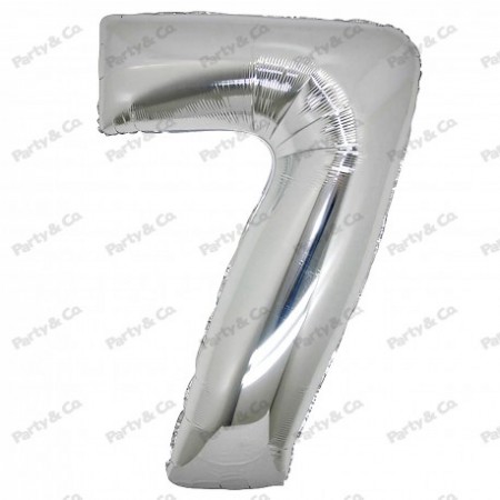 SILVER MINILOONS NUMERO 7 (PREZZO PER CONFEZIONE).