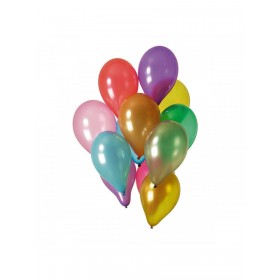 PALLONCINI 100PZ COL.ASS METAL 11 POLLICI