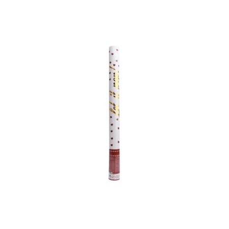 CANNONE SPARACORIANDOLI 60CM CUORI ROSSI