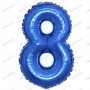 MYLAR NUMERI 42CM BLU 8