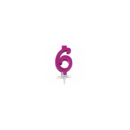 CANDELE MINI FUXIA N 6