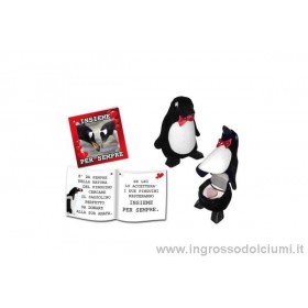 PINGUINOTTI COLLANA CUORE