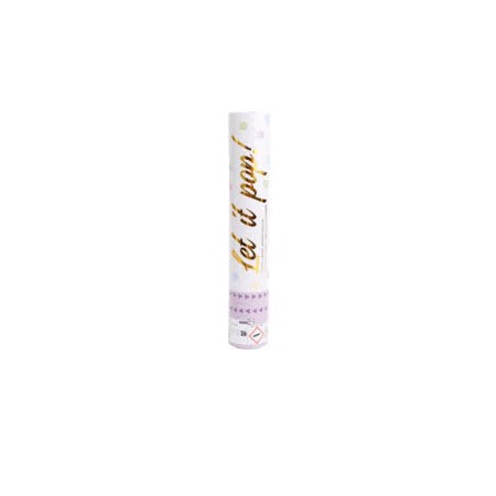CANNONE SPARACORIANDOLI 28 CM MULTICOLOR PASTEL