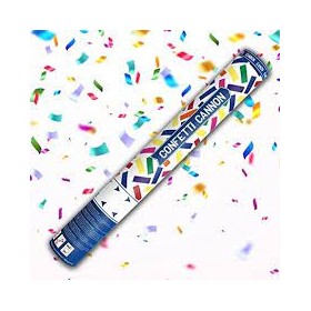 CANNONE SPARACORIANDOLI 40 CM MULTICOLOR RETTANG.