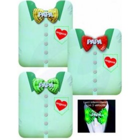 CUSCINI CAMICIA C/PAPILLON LED FESTA DEL PAPA'