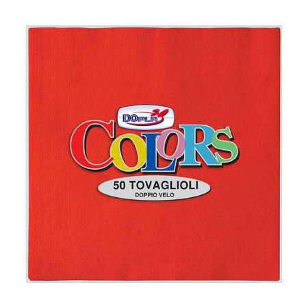 TOVAGLIOLI 50PZ COLORE ROSSO