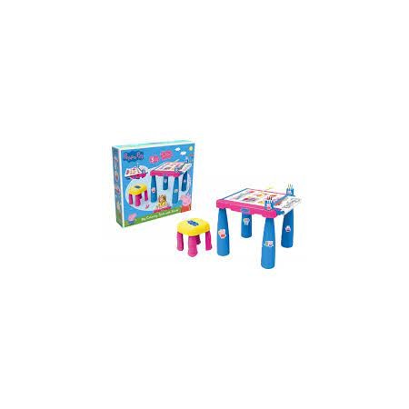 PEPPA PIG TAVOLO ATTIVITA' CON SGABELLO