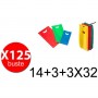 BUSTE REGALO 14X32 60MY 5 COLORI PZ.125