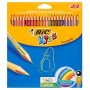 PASTELLI BIC KIDS TROPICOLORS2 X 24