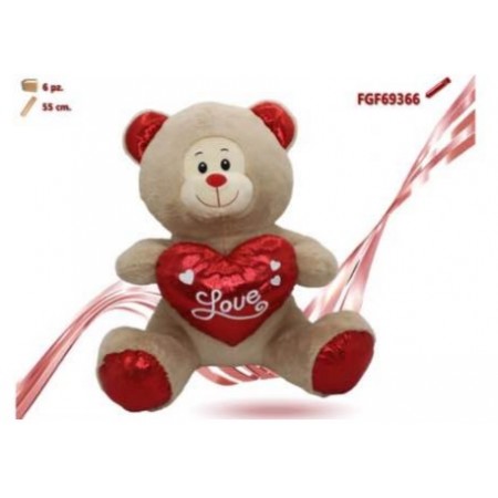 ORSO CON CUORE CM.55