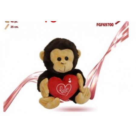 SCIMMIA CON CUORE CM.25