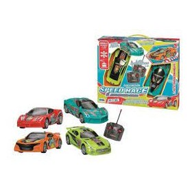 SET 2 AUTO RADIOCOMANDO SPEED RACE 7 FUNZIONI