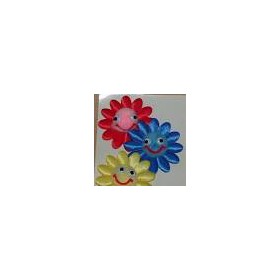 MARGHERITE PELUCHE C/ADESIVO SET 3 PZ