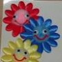 MARGHERITE PELUCHE C/ADESIVO SET 3 PZ