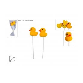 SPILLONI SET 2 PZ SOGGETTI PASQUA