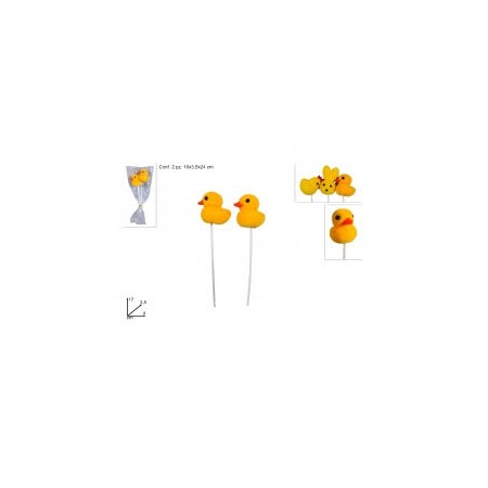 SPILLONI SET 2 PZ SOGGETTI PASQUA
