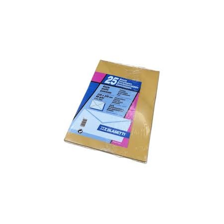 BUSTE GIALLE 23X32 BLISTER X 25 BLASETTI