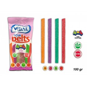 CARAMELLE 100GR SOUR BELTS