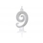 CANDELE CM 7 ARGENTO GLITTER N9
