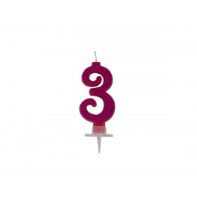 CANDELE CM 7 FUXIA GLITTER N3