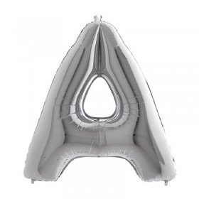PALL. MYLAR LETTERA A CM 36 ARGENTO