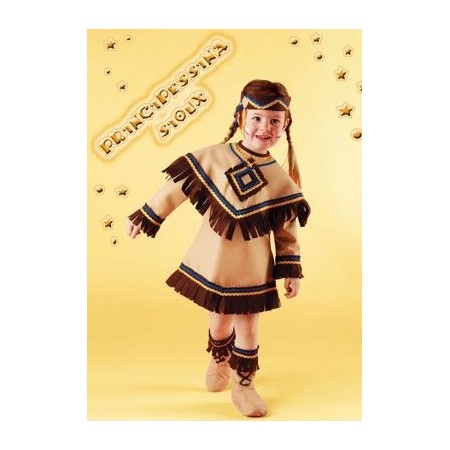 VESTITI PRINCIPESSA SIOUX 3 ANNI