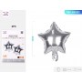 PALLONCINI MYLAR STELLA ARGENTO CM.25