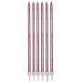 12 CANDELINE MATITE GLITTER CM. 15 ROSA