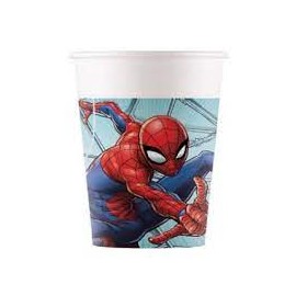 BICCHIERI DI CARTA SPIDERMAN PZ.8