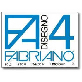 BLOCCHI FABRIANO F4 24X33 LIS. RIQ. 20FF
