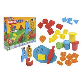 PLASTILINA MORBIDA ALFABETO 23 LETTERE 4X56 GR