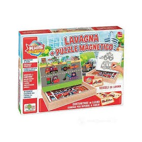 LAVAGNA PUZZLE MAGNETICO VEICOLI DA LAVORO