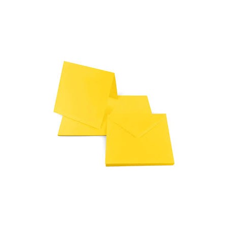 BIGLIETTI E BUSTE GIALLE FORMATO 4 KARTOS