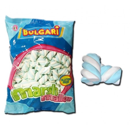 MARSH MALLOW ESTRUSO TRECCIA BIANCO-AZZURRO