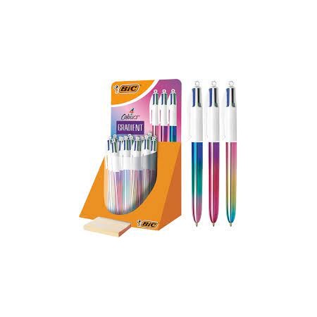 BIRO BIC 4 COLORI GRADIENT PZ.30