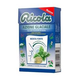 ASTUCCI CARAMELLE RICOLA 50GR GLACIALE MENTA FORTE