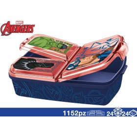 PORTAMERENDE TRE SCOMPARTI AVENGERS