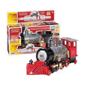 LOCOMOTIVA VAPORE CON SUONI E LUCI