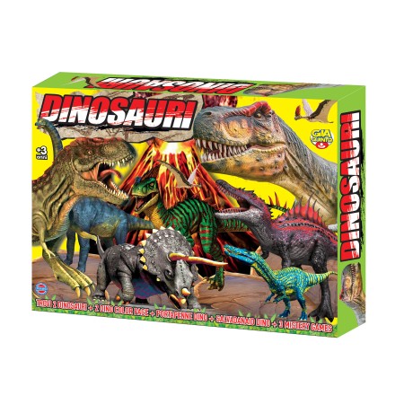 SCATOLA DINOSAURI C/SORPRESE
