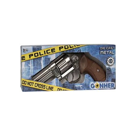 REVOLVER DELLA POLIZIA 12 COLPI IN METALLO