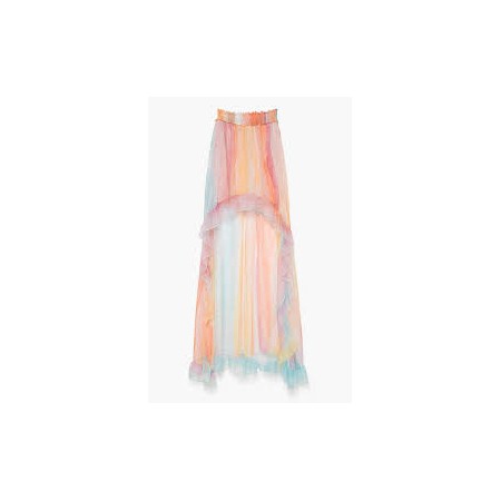 NET SKIRT FOULARD 3PZ