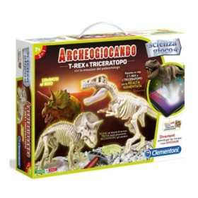 309 334 ARCHEOGIOCANDO T-REX E TRICERATOPO
