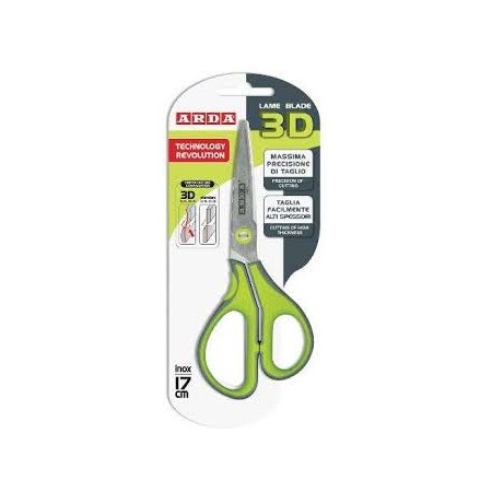 FORBICI CM 17 3D IN BLISTER